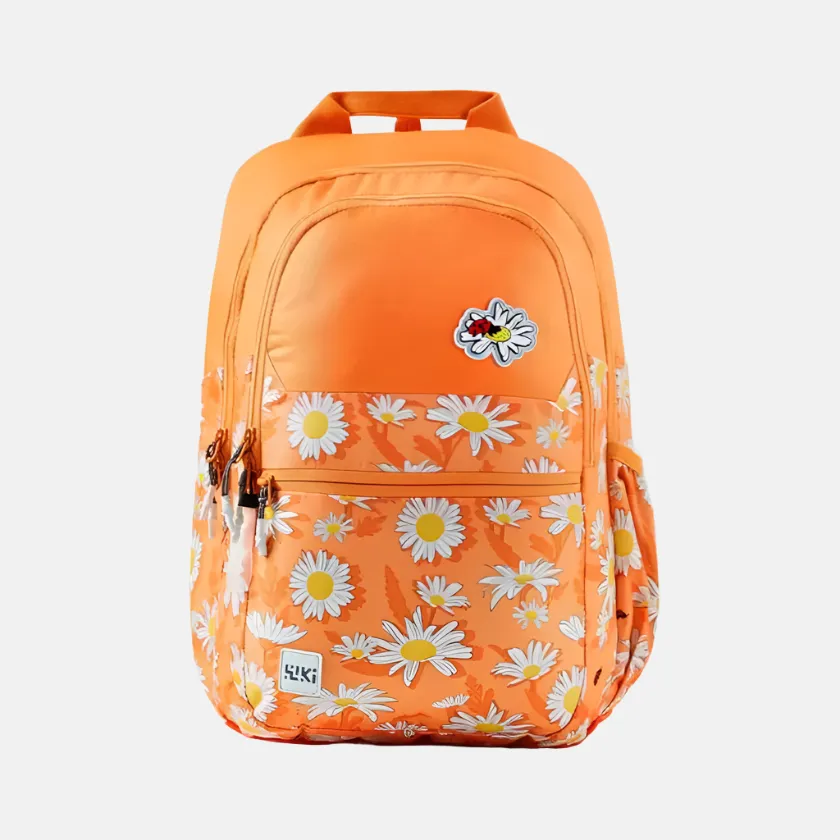 Wildcraft Wiki Girl 3 Backpack Large 31 L -Blossom Pastel/Daisy Orange