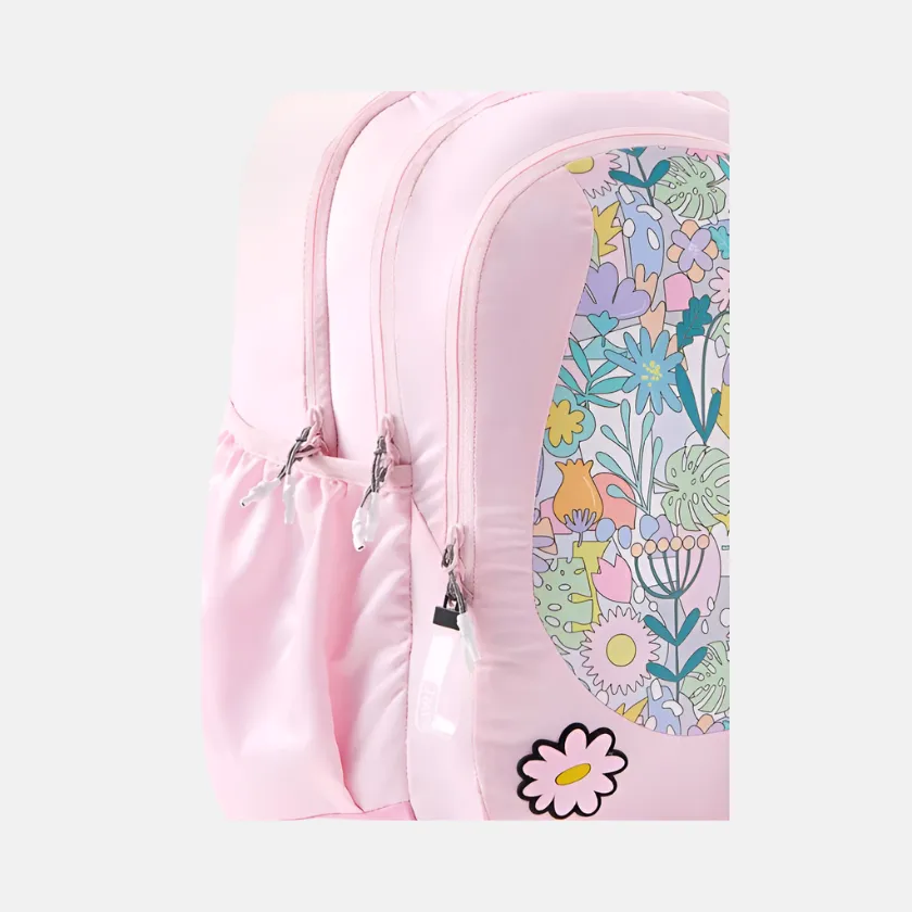 Wildcraft Wiki Girl 3 Backpack Large 31 L -Blossom Pastel/Daisy Orange